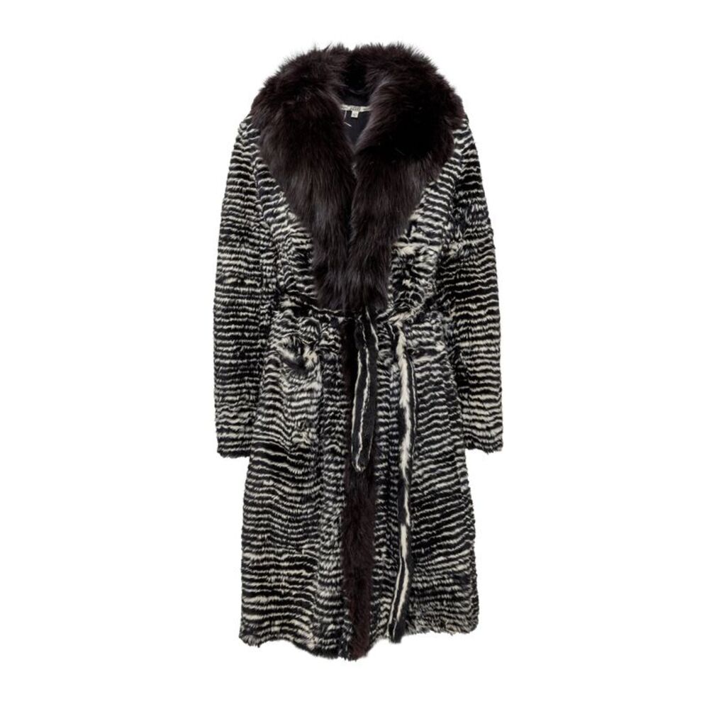 Gianfranco Ferré Rabbit and Fox Fur Coat - '90s